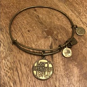 Let creativity rule charm Alex and Ani bracelet